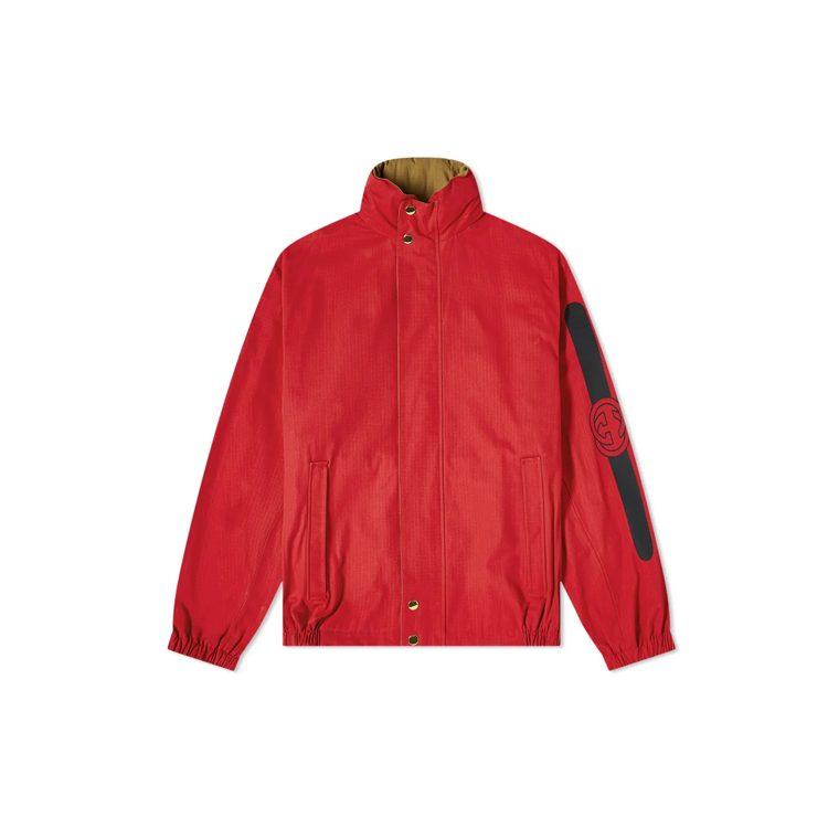 Gucci Jackets Men's Red Stand Collar Moderate Other 618902-ZAEOM-6082