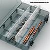Plastic Tool Parts Box Storage Screw Box Tool Classification Electronic Drill Bit Accessories Thickened Grid Box