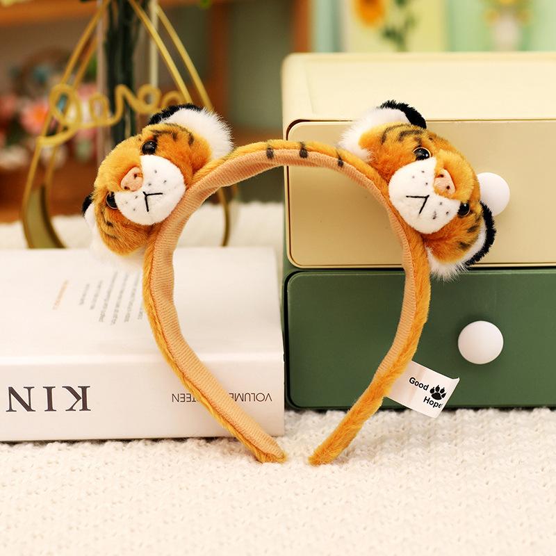 Animal Desene Animate Coadă de Tigru Laba Jucărie de Pluș Dinozaur Leopard Mănuși Bandană Păpușă Recuzită de Performanță pentru Copii