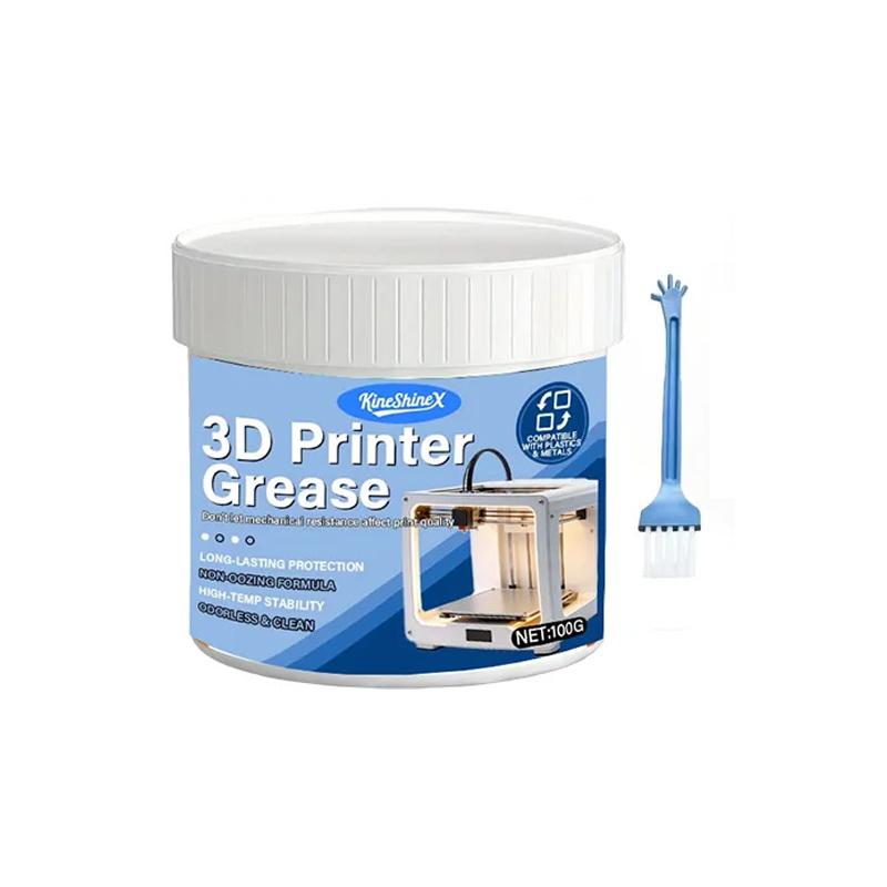3D Printer Grease - High Temp, Corrosion & Noise Resistant - For Rails, Screws, Bearings - Safe for Plastics & Metals (100g)