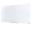Magnetic Glass Whiteboard, Dry Erase Board 72"x36", Wall-Mounted Large White Glassboard Frameless, with Marker Tray, an Eraser and 2 Markers, White