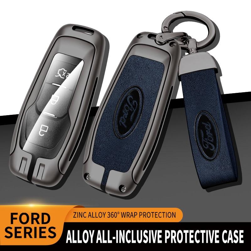 Fashion High-end Car Smart Remote Key Shell Zinc Alloy Case For Ford Fusion Explorer Edge Mustang Mondeo Kuka Auto Key Accessory
