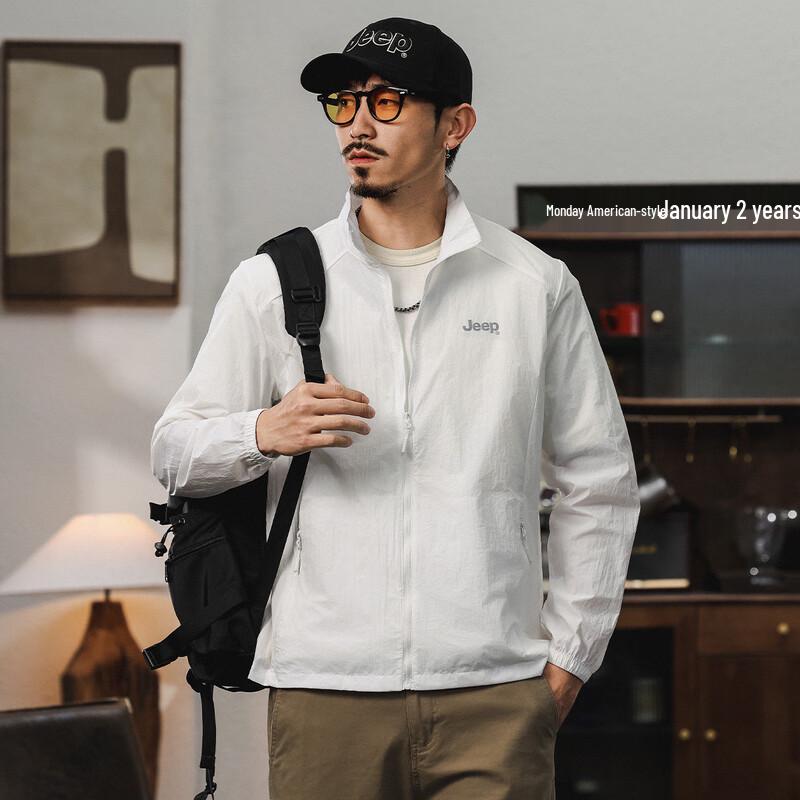 JEEP Men's Summer UV Protection Breathable Outdoor Jacket
