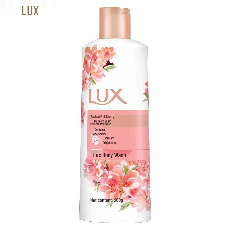 Lux Delicate Skin Brightening Pink Cherry Blossom Shower Gel 200g (3-Pack)