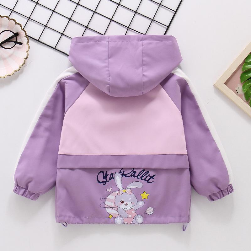Girls Casual Hardshell Jacket Spring and Autumn Children Handsome Fashion Jacket