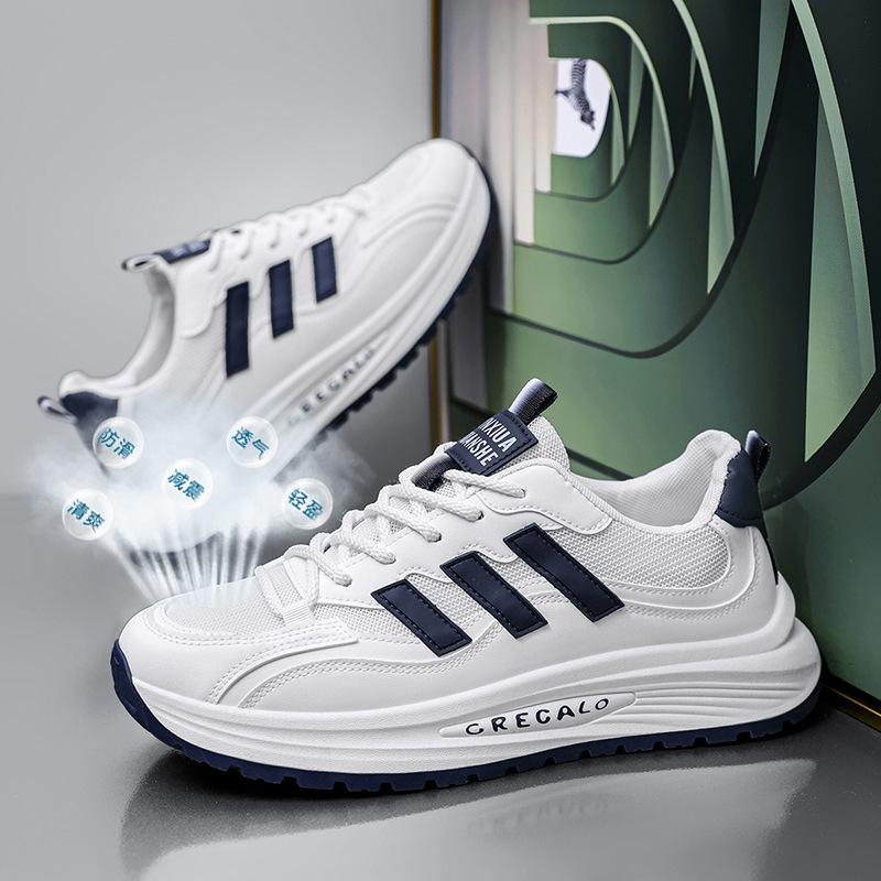 Spring High-end Mesh Casual Sports Shoes Men's Versatile Thick Soles Increase
