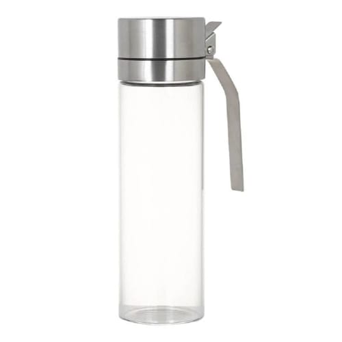 Dulton Oil & Vinegar Bottle, 500ml, Delicious Bottle with One-Touch Lid, Kitchen Storage Container, Height 23cm, Width 10.5cm, Depth 6.5cm, R615-738