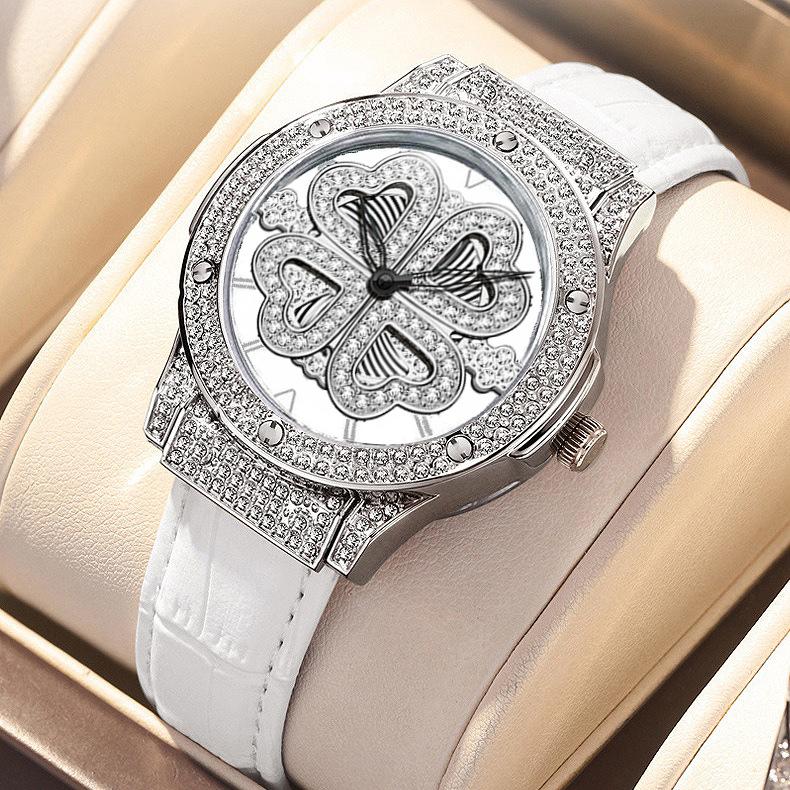 Fashion Love Rotating Watch Full Diamond Watch Lady