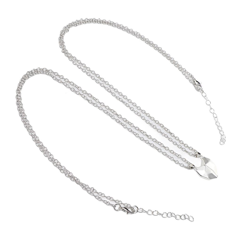 Couples Necklace Adjustable Size Magnetic Design Fine Workmanship Heart Shaped Matching NecklaceCombination 3