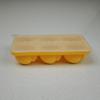 Carrot Shape Ice Cube Tray with Lid Carrot Shape 6-Cavity Food-Grade Silicone Mold for Whiskey Cocktails Easy-Release Leak-Proof Ice Cube Maker for