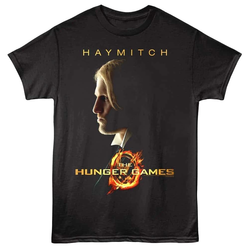 Hunger Games Haymitch Profile Men s T Shirt 4XL