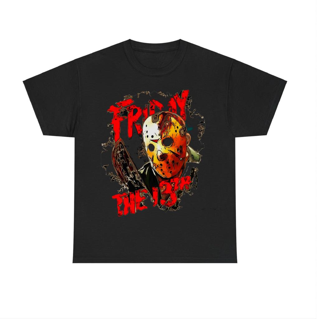 Jason T-Shirt Friday The 13th Movie Tee Jason Voorhees Horror Film Cotton XL