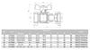 Shut-off Ball Valve with a Rotatable Nut, Sealable, with