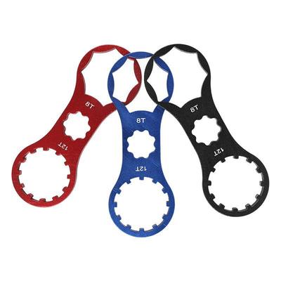 Aluminum Alloy Bike Front Fork Cap Wrench Lightweight High Precision Perfect For Mountain Bike Repair Maintenance