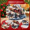 Christmas Decorations Tabletop Sign Decorative Desktop Decor Gifts Creative 2D Acrylic Scene House