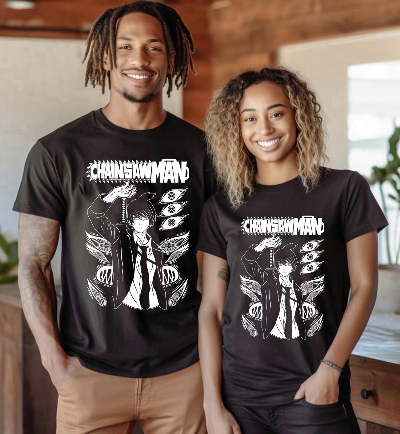 

Chainsaw Devil Makima Anime T Shirt Mens Womens Tees Top Manga Unisex Tshirt ,90 s anime girl 2XL