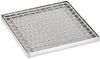 Shinetsu Works Small Square Seafood Net Stainless Made In QTI2702 Heat-Resistant Set, Steel, Japan,