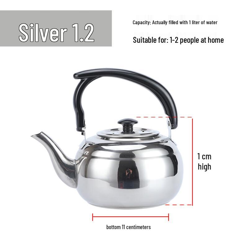 Jingxin Stainless Steel Induction Teapot 1.2L