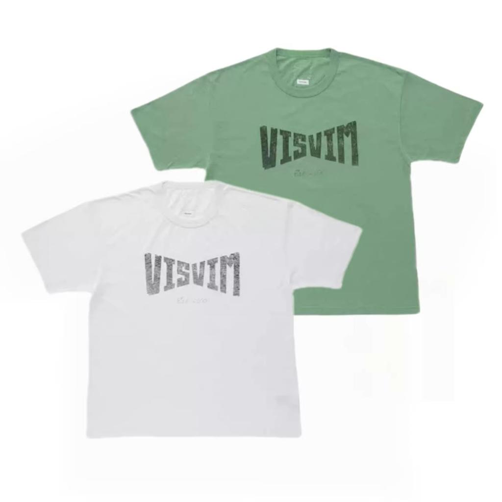 VISVIM HERITAGE TEE SS 24SS Vintage Washed Print Daily Short Sleeve TShirt Unisex