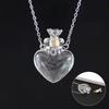 Water Drop Openable Necklace Glaze Bottle Mini Bottles Necklace Glaze Vial Pendant  Keepsake