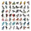 56-Piece Year of the Horse Realistic Sticker Set for Notebooks, Luggage & DIY Decoration - Waterproof, PVC, Self-Adhesive