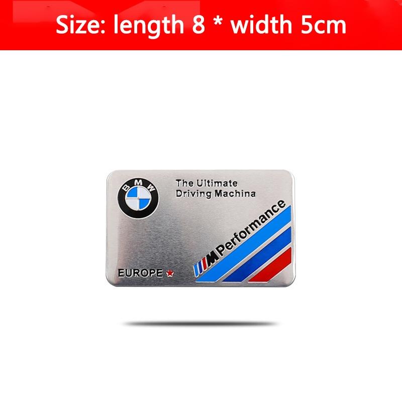 BOHQ2 Car Body Decorate Sticker For BMW 1 3 5 7 Series X1 X3 X5 G30 G20 G11 F10 F34 Car Logo Trunk Styling Modified Decal Accessories