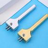 Leather Punch Tool Easy to Use Adjustable Fork Punch DIY Leather Tool Magnetic Buckle Installation Tool