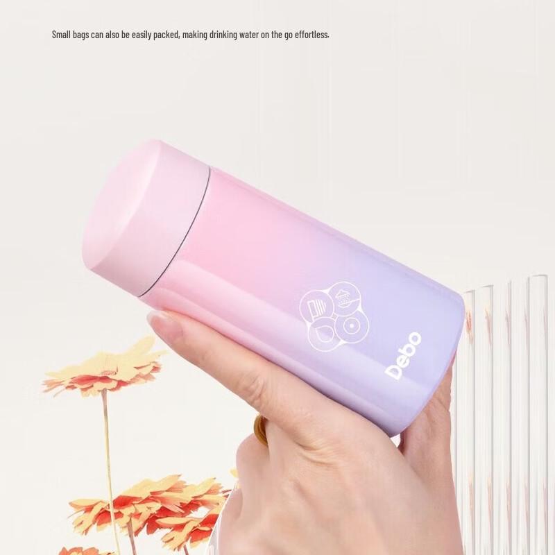 De'Pao Coppa Mini Isolierter Reisebecher aus Edelstahl