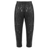 Pantaloni Street Dance Unisex per Bambini Vita Elastica Pantaloni a Carota Pantaloni Harun Pantaloni da Performance con Paillettes Lucide
