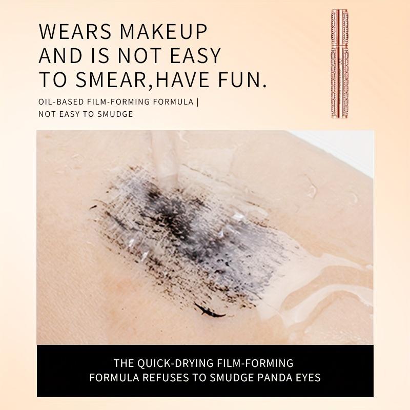 Mascara allongeant luxueux Formule longue tenue et imperméable Mascara noir Sans grumeaux Volumisant Recourbant Cils Maquillage des yeux