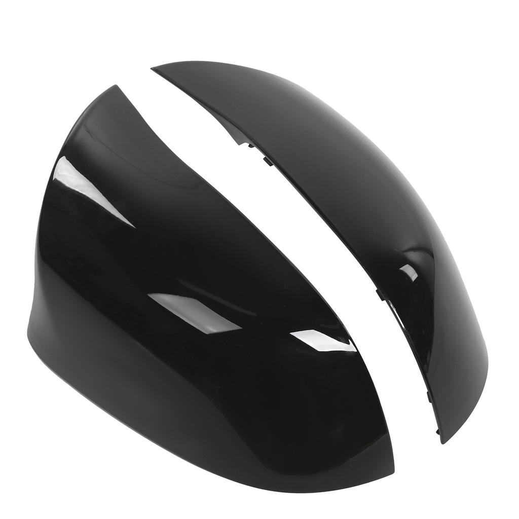 Par Sidobackspegelkåpa Trim Skyddsfodral Blank Svart Passar för X5 F15   X6 F16 2014 2018