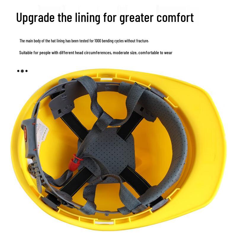 Thickened Reflective Construction Safety Helmet