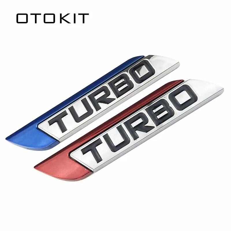 

Car Emblem Sticker TURBO METAL GRILL Rear Trunk Car Badge