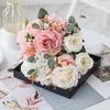Artificial Flowers Silk Hydrangea Rose Peony Living Room Home vase table Garden Wedding bridal bouquet Diy Holiday Party Decor