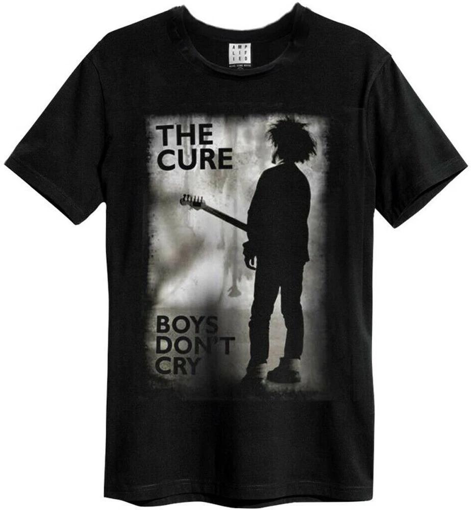 Amplified The Cure Boys Don t Cry Unisexs Black T Shirt The Cure Classic Tee S