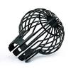 Black Anti-Clogging Round Mesh Outdoor Drain Protector