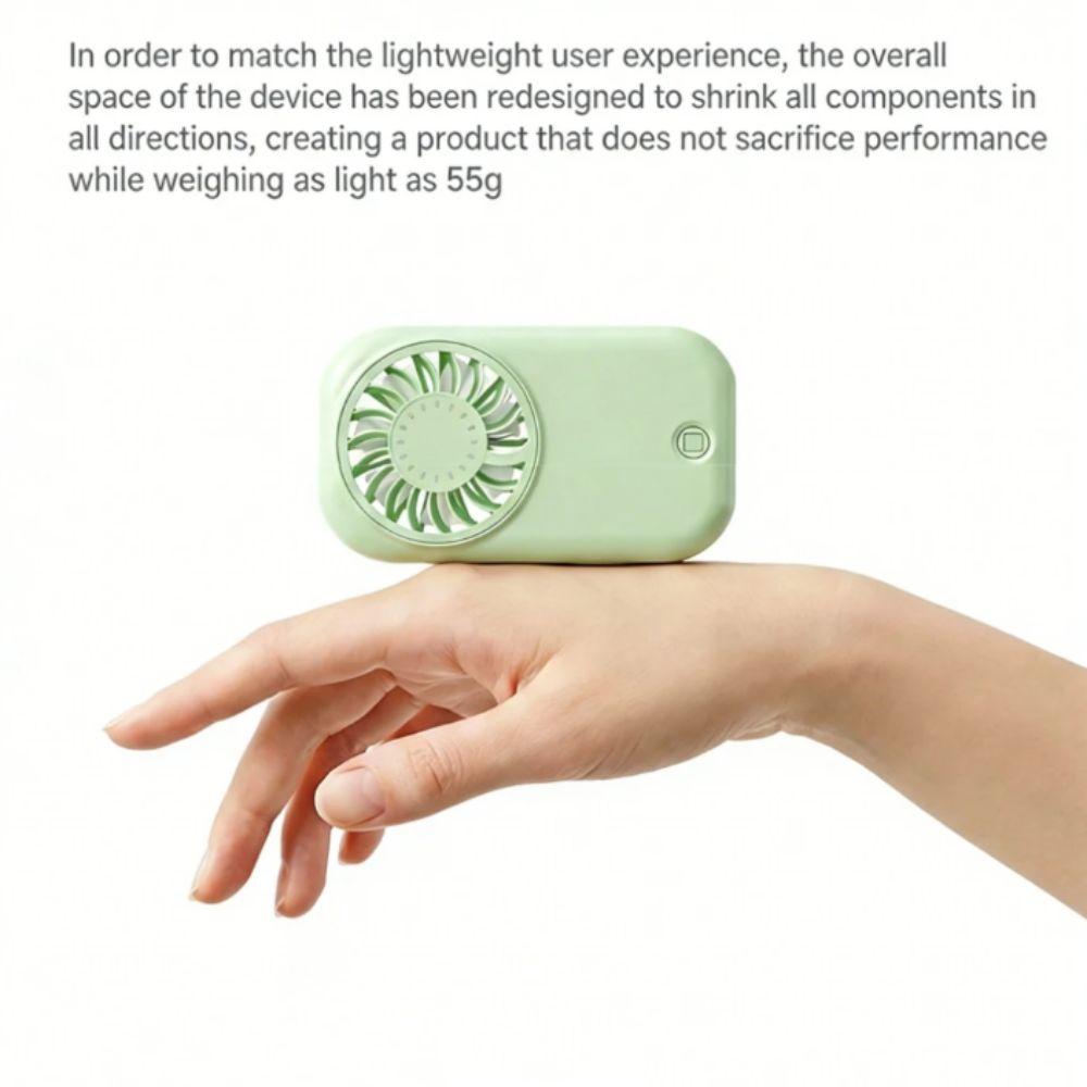 5-Speed Wind Portable Handheld Fan 1200mAh Battery Small Fan High-speed Fan  Handheld Operation