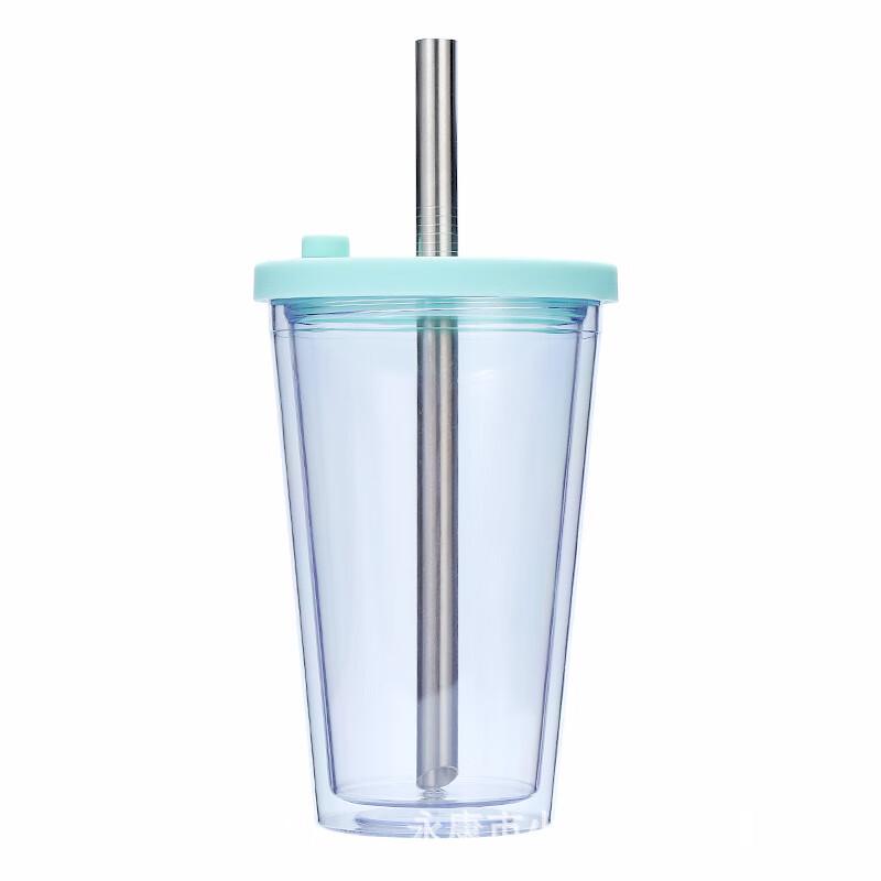Shangqi Double-Layer Plastic Cold Drink Tumbler Set