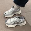 Platform Dad Shoes Women's New Spring and Summer Breathable Mesh Students Running Fried Street Lightweight Casual Sports Shoes