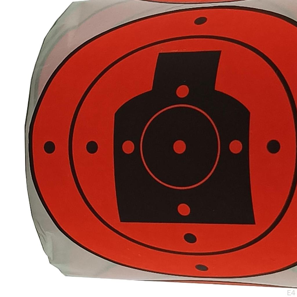200PCS Round Shooting Targets Stickers, Hunting Accessories, High Visibility Paper