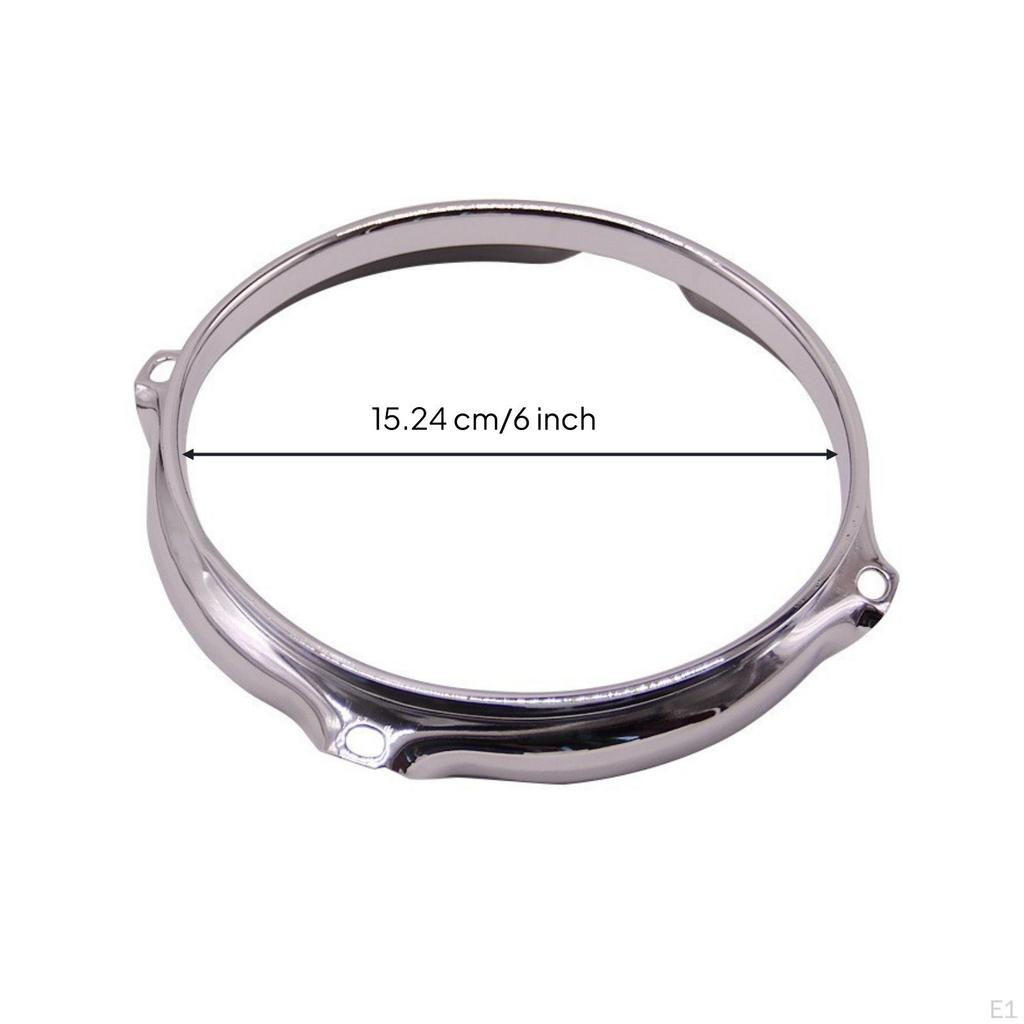6-Inch Drum Hoop Replacement 6 Inch Compatible Hardware for Drummers,