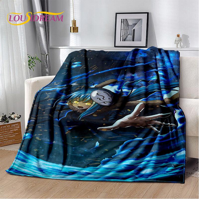 I Got Reincarnated As A Slime Anime Soft Plush Blanket,Flannel Blanket Throw Blanket for Living Room Bedroom Bed Sofa Picnic Kid