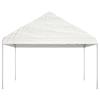 VidaXL Belvedere with White Roof 6.69x4.08x3.22 M Polyethylene, Party Tent, Marquee, Awning Shelter, Pavilion, Tent 3155511