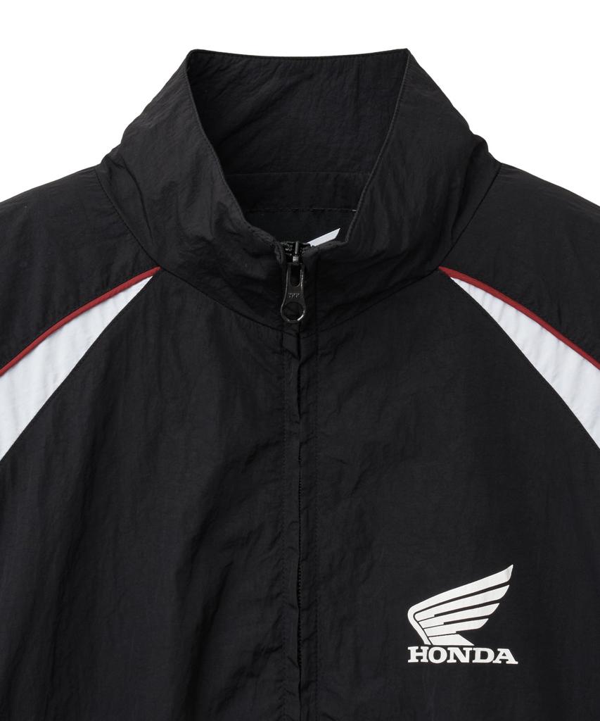 PHYPS MOTORCYCLE Piping Block Track Nylon Jacket Black