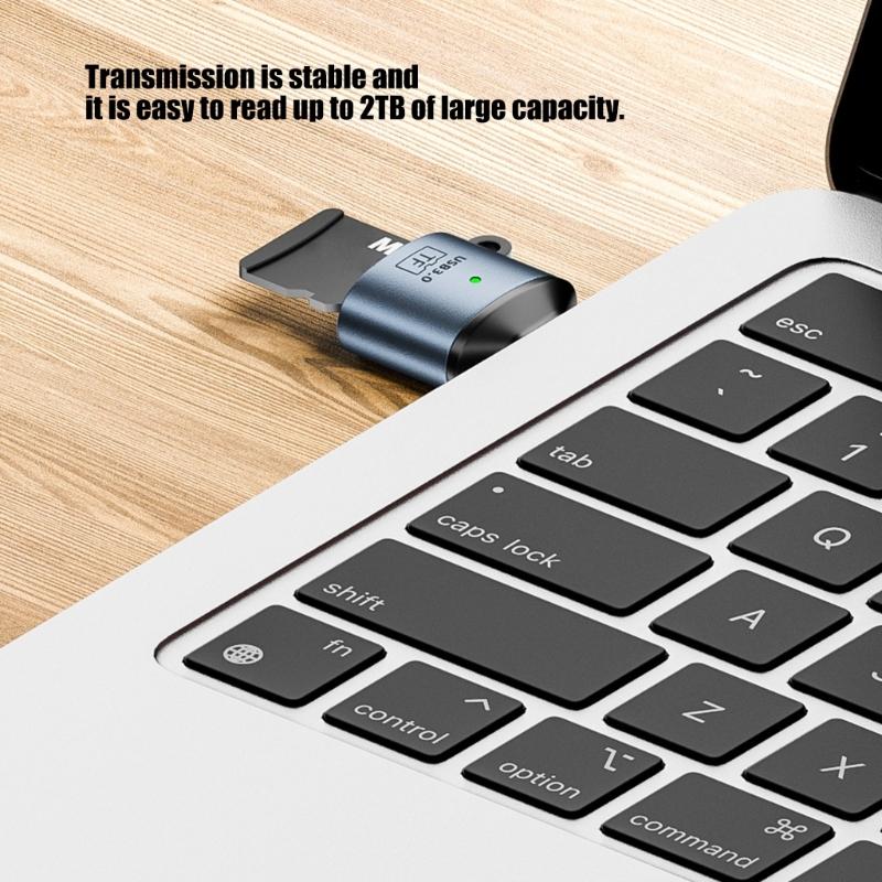 Universal Type C USB3.0 TF Card Reader With Metal Housing For Smartphones And Computers Fast Data Transfer