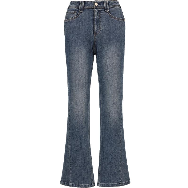 ONLY Women's 2025 Summer High-Waist Petite Flared Cropped Jeans