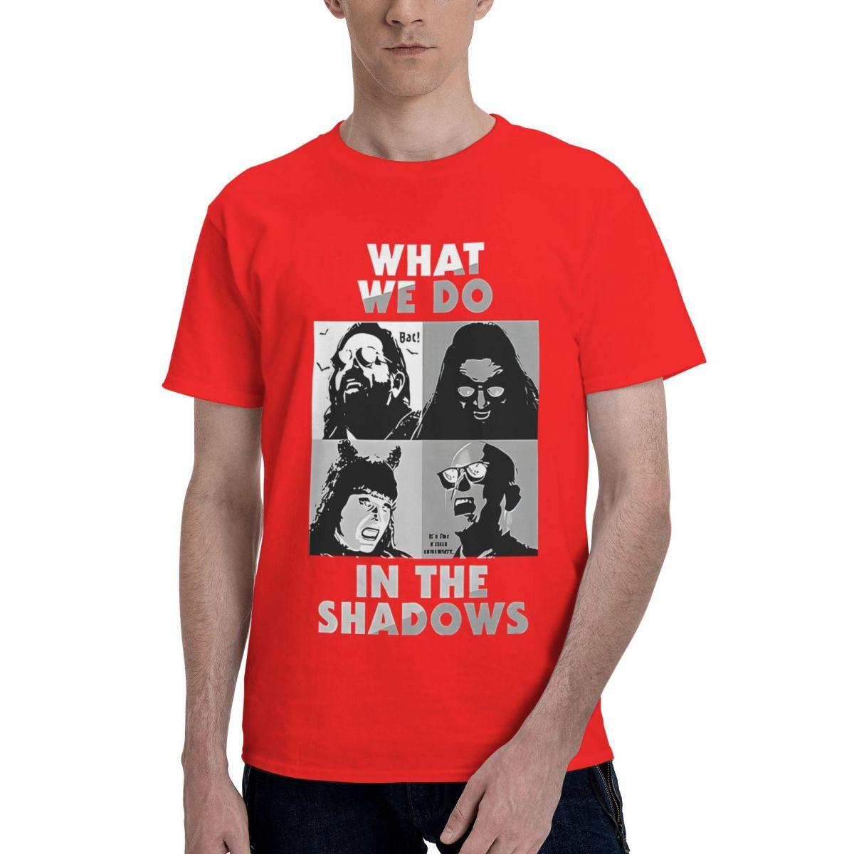

What We Do In The Shadows Graphic 100 Cotton Casual Breathable Confortable Kawaii Short Sleeve TShirt Men TShirt S