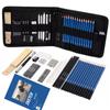 35-Piece Professional Drawing Pencils and Sketch Set Includes Sketch Pencil Charcoal Graphite Sharpener Eraser Sketch Paper Portable Storage Bag Art