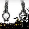 1pcs Plastic Prisoner Wrist Plastic Wrist Shackles Prison Handcuffs Chain Links For Halloween Cosplay Costume Party Trick Props