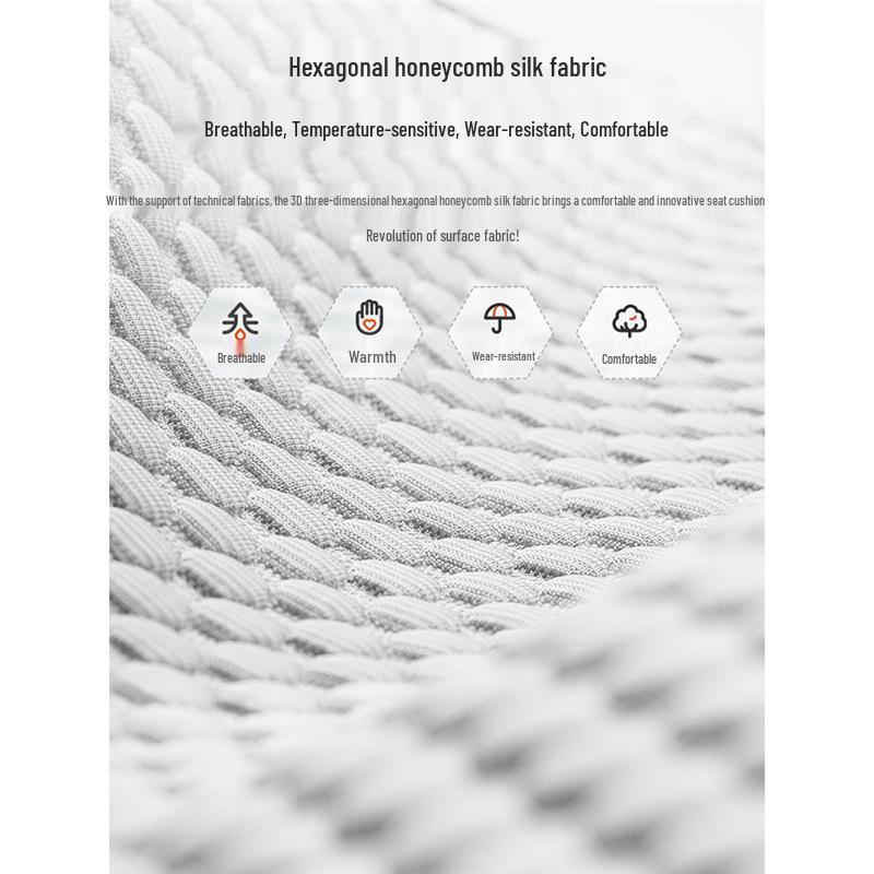 Universal Four Seasons Car Seat Cushion - Breathable, Small Waist Design for Summer and Winter Comfort